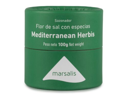 Flor de sal con especias Mediterranean Herbis Marsalis