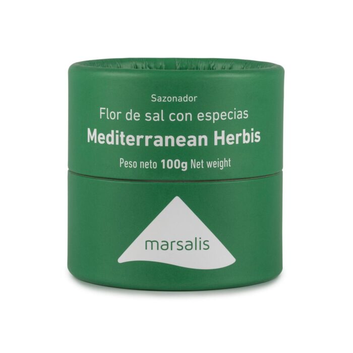 Flor de sal con especias Mediterranean Herbis Marsalis